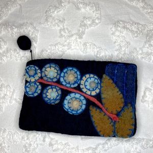 Artisan Wool Felted Clutch